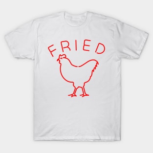 FRIED CHICKEN NEON SIGN T-Shirt